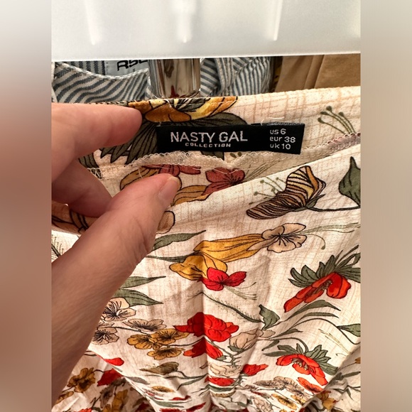 #161 Women’s Nasty Gal Collection Floral midi skirt in Size S/6. - Picture 4 of 5